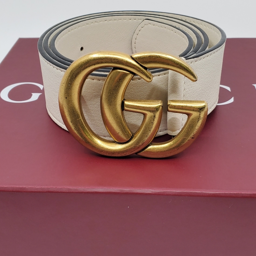 Gucci GG Marmont Leather Belt - Picture 2 of 6